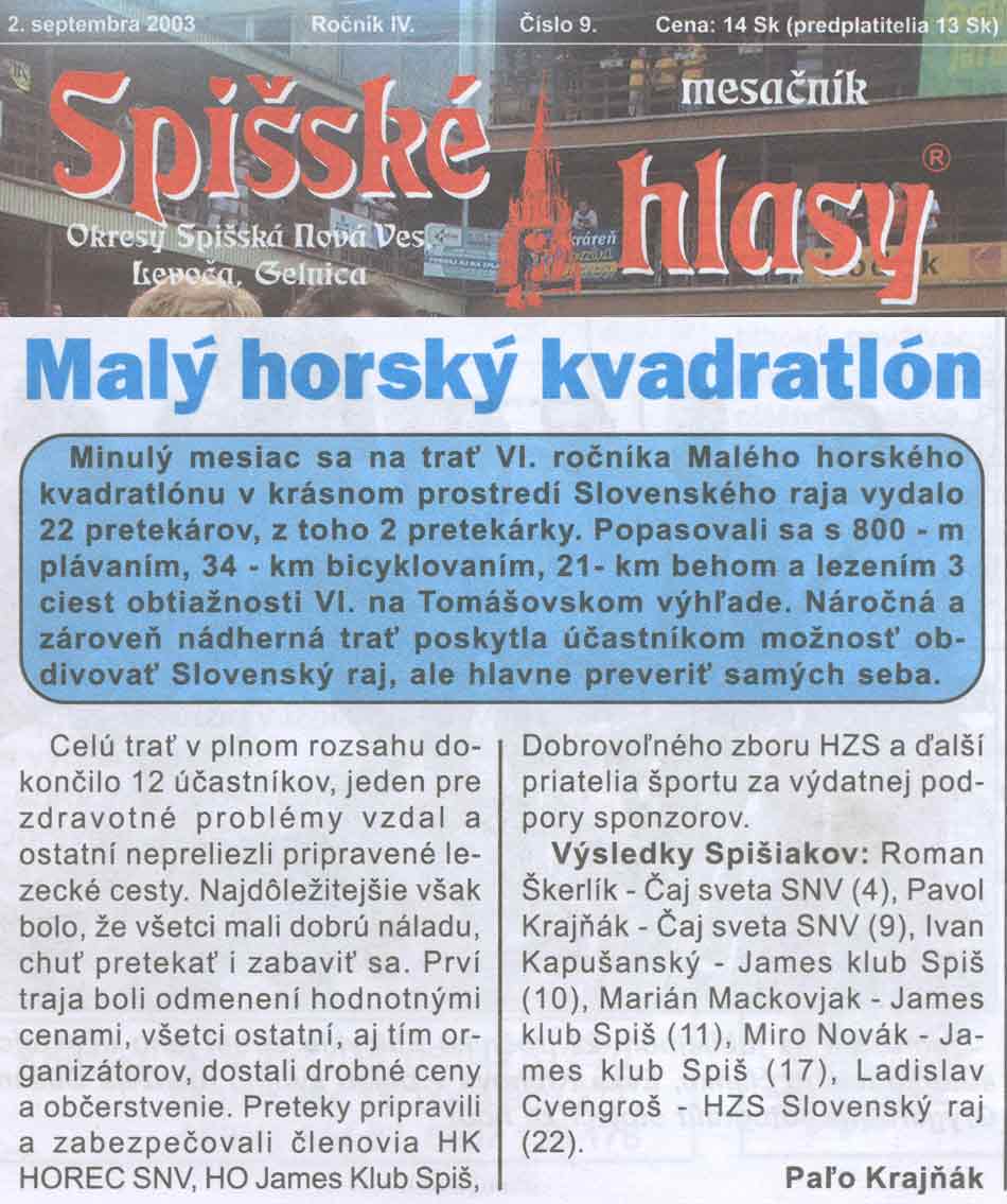 Cl�nok - Spissk� hlasy